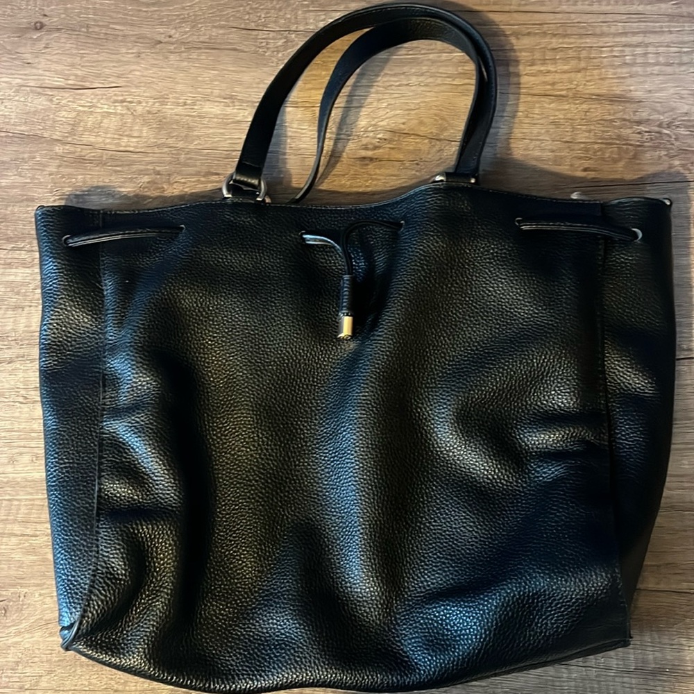 Laggo drawstring leather bag—brand new!!